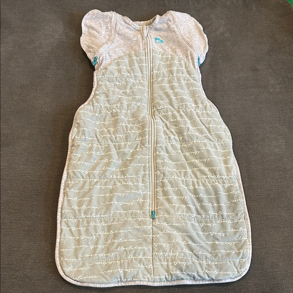 Love to Dream Gray/Green Sleep Sack L